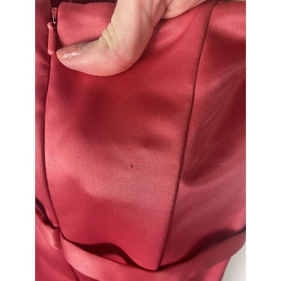 Gunne Sax Jessica McClintock Y2K Pink Bow Tulle Long Formal Prom Dress Sz S 1/2 - Picture 9 of 10